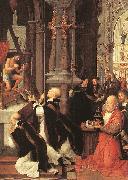 ISENBRANT, Adriaen Mass of St Gregory sf oil painting on canvas